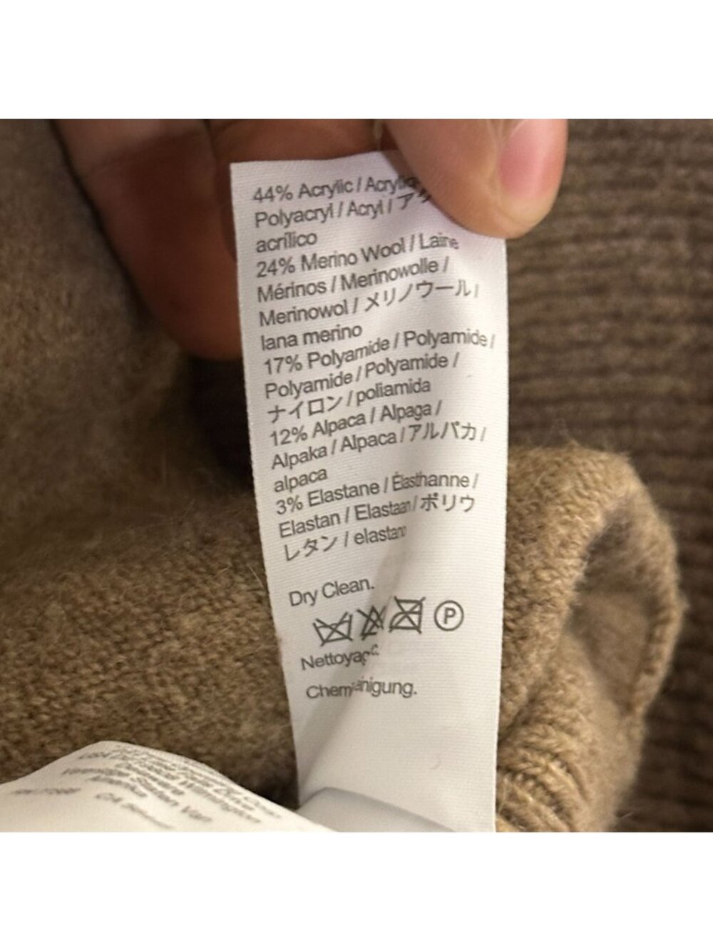 J.Crew Merino Coat Cardigan Women XS Outerwear Brown Warm Cocoon Knit Wool Blend - Picture 5 of 10